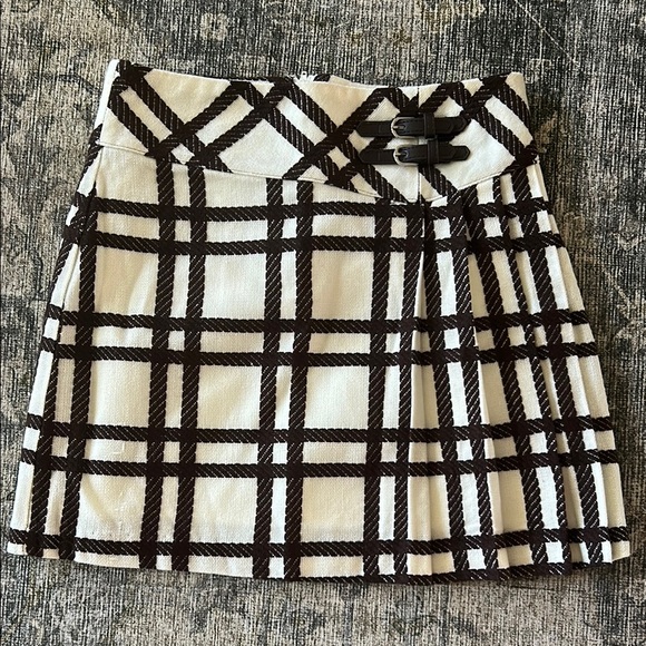 KC Parker by Heartstrings Other - Plaid Brown & Off White Girl’s Skirt